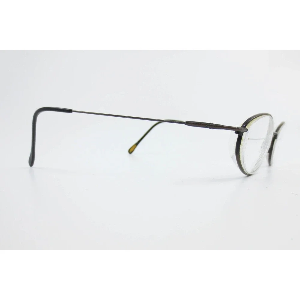 Sakura 151 Eyeglasses Brown Oval Metal Frames 49-19-140 Eyewear Demo Lenses